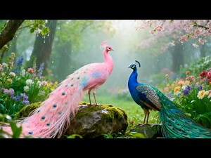 🌿 Relaxing Spring Rain Piano 🎹 with Birds Singing 🐦 | Nature Ambience