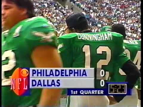 92 NFL Week 9 Philadelphia Eagles vs Dallas Cowboys Nov 1,1992 CBS Madden & Summerall Full Game