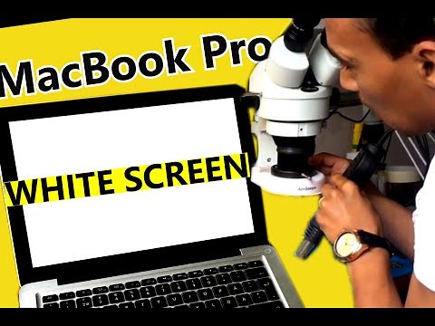 MacBook Pro white screen/ No image/ Graphic card Repair