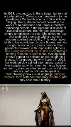 How does an artist make solid metal appear as light and delicate as silk? #arthistory #history #sculpture | Ancient Files