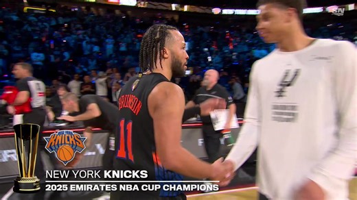 The Knicks are the 2025 NBA Cup Champions! 🙌🏆 | Sportsnet