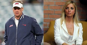 PIC: Lane Kiffin’s ex-wife Layla shines bright in a white gown during extravagant birthday celebration