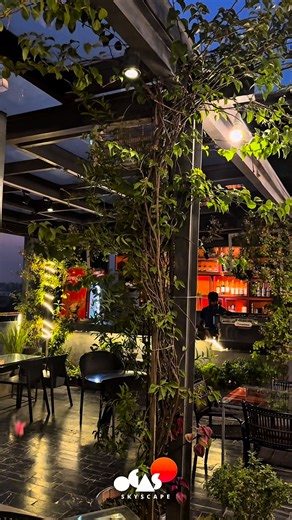 Ocaso Skyscape — stunning rooftop vibes, cozy indoor charm, and food that’s as beautiful as the skyline. 💫 #OcasoSkyscape #rooftoprestaurant #uttaradhaka | Ocaso Skyscape