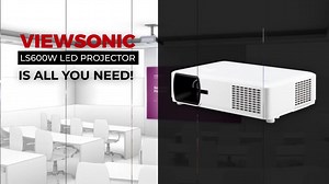 ViewSonic LS600W 3,000 ANSI Lumens WXGA LED Business/Education Projector