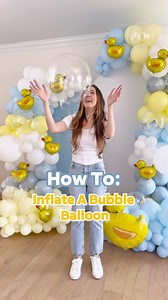 12K views · 90 reactions | Have you ever seen these clear bubble balloons?! Inflating one is easier than you think! Let me show you how  #partyplanning #balloonarch #balloonartist #balloontips #balloontipsandtricks #balloons #balloondecor #balloontricks #balloontutorial #ballooneducation | Cher Can Do It | Facebook