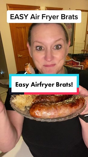 Brats!!! So Easy!!! #brat #easyrecipe #airfryerrecipes #airfryer #dinner #summertimemeal
