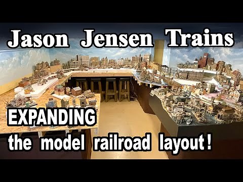 Expanding the model railroad layout!