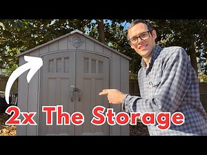 Cheap & Easy DIY Shelves for a Plastic Shed