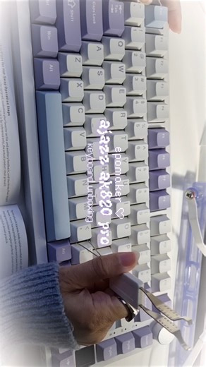 aesthetic keyboard unboxing ☁️ #mechanicalkeyboard