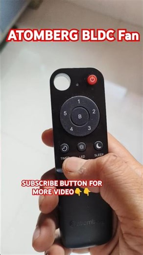 Atomberg BLDC Ceiling fan Timer Mode Use | Atomberg Fan remote function #atomberg #remotecontrolfan