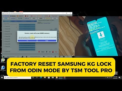 FACTORY RESET ALL SAMSUNG MDM / KG ( A14, A05,A06, A16 ) LOCK FROM ODIN MODE USING TSM TOOL PRO