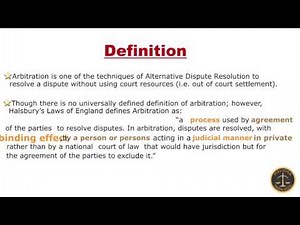 What is Arbitration?