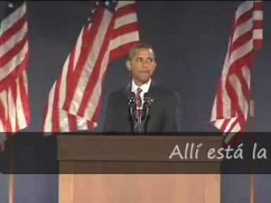 Discurso de Barack Obama subtitulado en español, Chicago, 04-11-2008. Parte 2 de 2