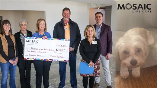 “You don’t go into caregiving for recognition,” Suzanne said. “But when you can do something small that makes such a big difference for someone, it’s always worth it.” 🫶 Suzanne Goddard, case manager for Serious Illness Management at Mosaic Life Care at St. Joseph Medical Center, was recognized in September 2025 as the Servant’s Heart Award recipient – the highest honor a Mosaic caregiver can receive. As part of the award, Mosaic donated $500 to the charity of Suzanne’s choice, St. Joseph Frien