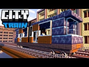 City Train Tutorial - Create Mod Train in Minecraft