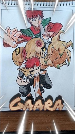 part : 7 | G for Gaara colouring 🔥 | Kid vs Young Gaara Sketch | Naruto A to Z #drawvengers