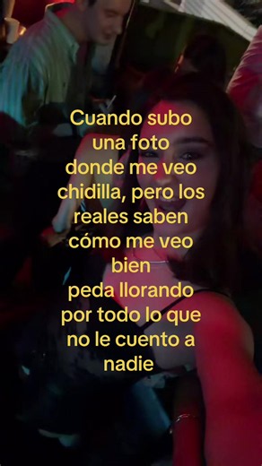 Cuando subo una foto chidilla pero me ven llorando peda