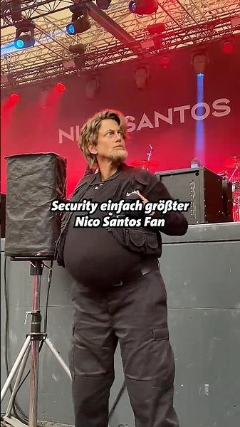 Security einfach größter Nico Santos Fan 🥳 | Verstehen Sie Spaß?