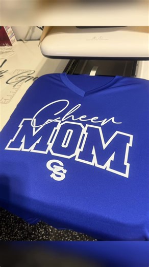 Custom school Cheer Shirts made for some moms and a few dads. This was a fun one. Contact me for custom gear!