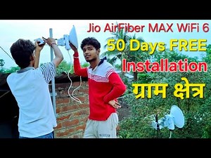 Finally Jio AirFiber Install Ho Gaya! | Jio AirFiber Installation in Detail & Unboxing Wifi 6 Router