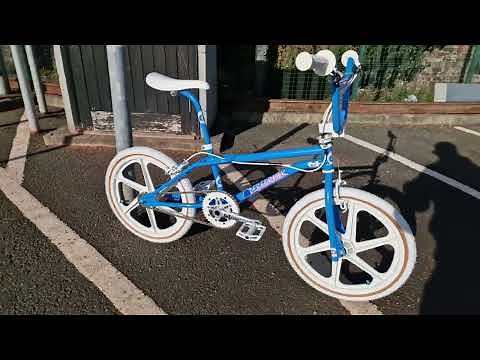 Alans BMX: GT Pro Performer 1987 Custom Old School BMX Bike Blue / White