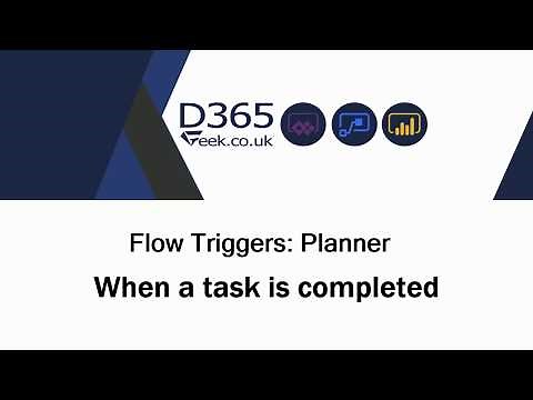 Flow Triggers: Planner - When A Task Is Completed