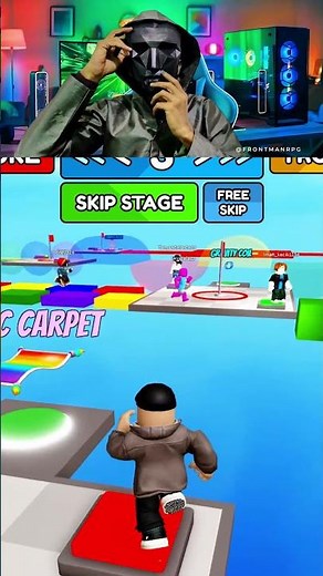 Roblox TeamWork above Clouds is Very Risky with Naught Friends 😆 #roblox #TrendingMap