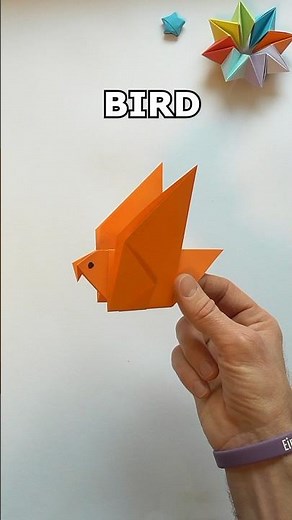 ORIGAMI BIRD TUTORIAL | EASY ORIGAMI STEP BY STEP FOLDING | PAPERCRAFT INCLART