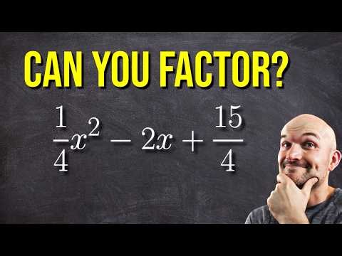 An interesting way to factor this trinomial