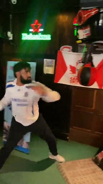 High score in MTL @ FATS BILLIARDS reply if you beat my score #punchmachine #boxing #tiktokviral #streamer