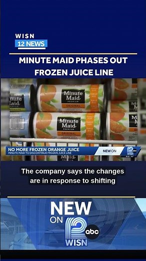 Minute Maid will stop making its frozen juices