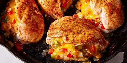 Cajun-Stuffed Chicken Is Loaded With Cheese & Spice