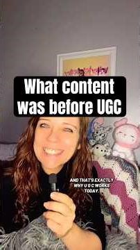 History of UGC #ugccreator #ugcgenx #ugchistory #ugcadhd