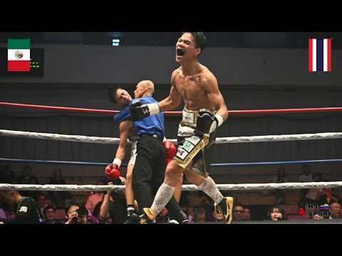 Sergio 'Yoreme' Mendoza vs Simsri 😱 ¡TERRIBLE NOCAUT! Complete Fight 🥊 Thanongsak Simsri