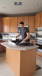 We took this island apart carefully and gave it away to someone who could reuse it! #gobuildstuff #demoday #kitchenisland making room for the new island. | Go Build Stuff