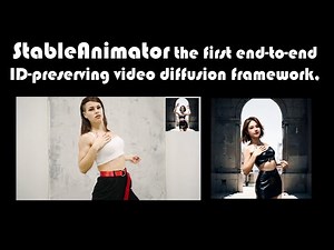 StableAnimator: Create Stunning Videos from Just an Image and Poses!