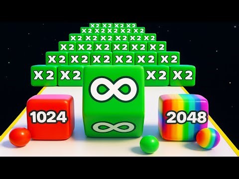 Jelly Run 2048 😆🎯 (Jelly Tube 2048) vs Push Harder 2048 – Satisfying Merge Runner Gameplay Ep-031