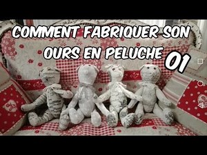 TUTO partie 1: Comment faire un ours en peluche, les patrons