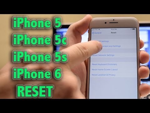 Hard Reset - How to reset and erase iPhone 5c, 5, SE 6 and 6 Plus (Recovery Mode)
