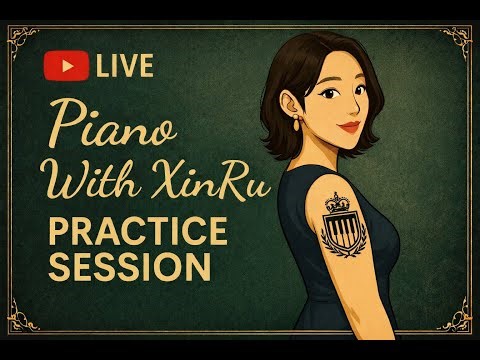 Practice with XinRu Live 🎹 Day 78 | Chopin Etude Op.10 & Liszt Liebestraum (Portrait)