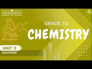 Grade 10 Chemistry Unit 1: Exercise 1.2 Selected Question |Globedock Academy|
