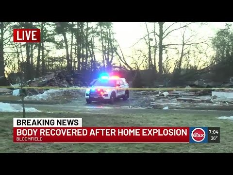 VIDEO: Body found in rubble of Bloomfield home explosion, fire marshal confirms