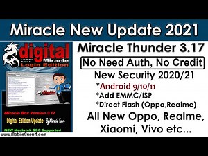 Miracle Thunder Latest Update 3.17 Big Update 2021 | Added New Security 2021 | Oppo, Realme, Xiaomi,