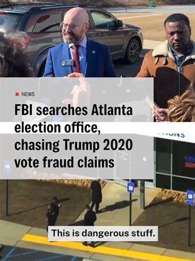 The FBI searched an election office in Georgia's Fulton County outside Atlanta on Wednesday, pursuing US President Donald Trump's false claims that his 2020 election defeat was the result of widespread voting fraud. The warrant stated the search was a