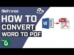 How To Convert Word Documents to PDF for Free (2022)