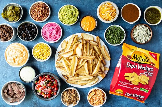 DIY Loaded French Fries Bar - Shared Appetite