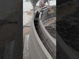 3d printing concrete Mars House by Guan Li Intelligent Technology