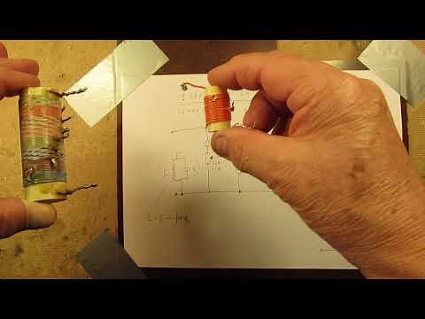 1 transistor radio oscillator 2-9 MHz schematic and the basics explained and worked out