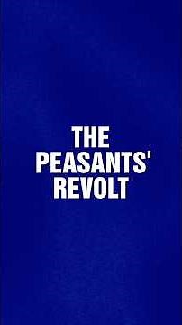 The Peasants' Revolt | Category | JEOPARDY!