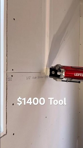 $1400 Tool That Makes Mudding Easy! Level5 Automatic Mudding Tool. #diy #tools #construction